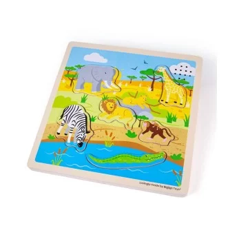 Bigjigs Toys Dinosaures (Puzzles de 6 pièces) - 3 puzzles