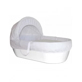 Shnuggle white 2024 moses basket