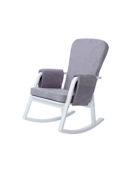 Ickle Bubba Dursley Rocking Chair-Pearl Grey Ickle Bubba