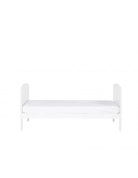 Ickle Bubba Coleby Scandi Classic Cot Bed-White All Seasons Premium Pocket Sprung Mattress Ickle Bubba