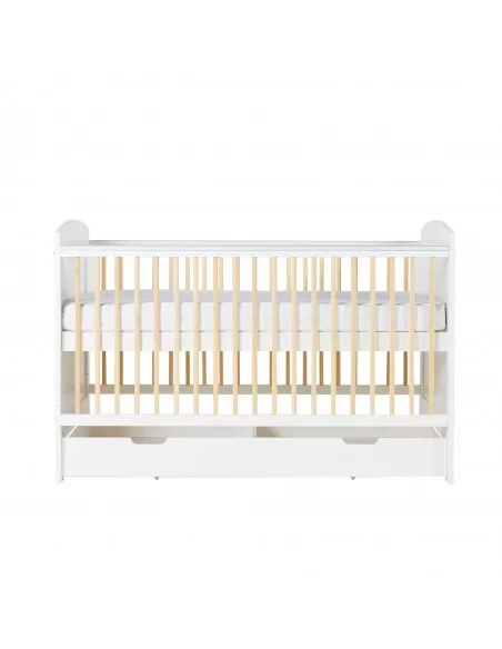 Ickle Bubba Coleby Classic Cot Bed And Under Drawer With All Seasons Premium Pocket Sprung Mattress Ickle Bubba