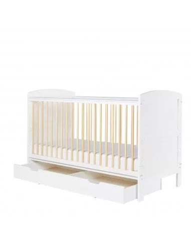 Ickle Bubba Coleby Classic Cot Bed And Under Drawer With All Seasons Premium Pocket Sprung Mattress