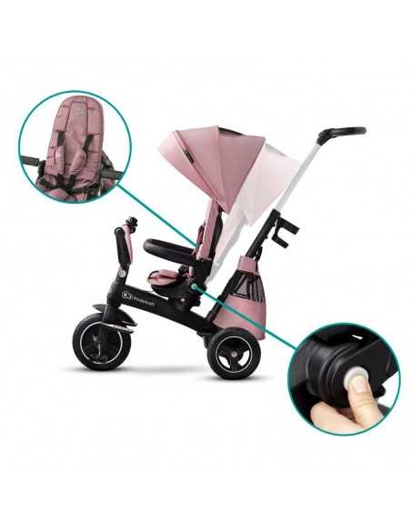 Kinderkraft EasyTwist Tricycle-Mauvelous Pink kinderkraft