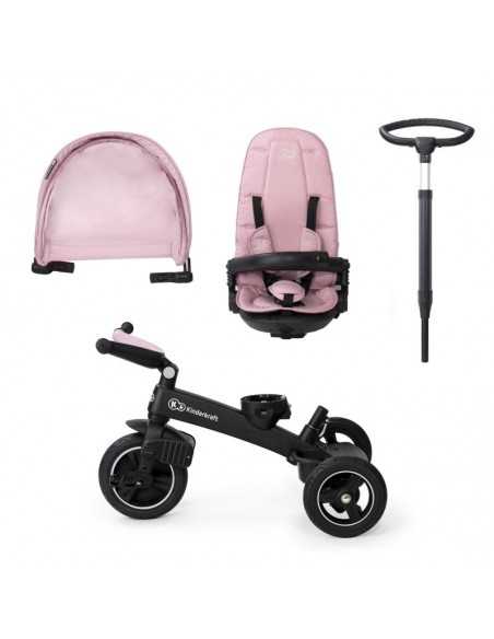 Kinderkraft EasyTwist Tricycle-Mauvelous Pink kinderkraft