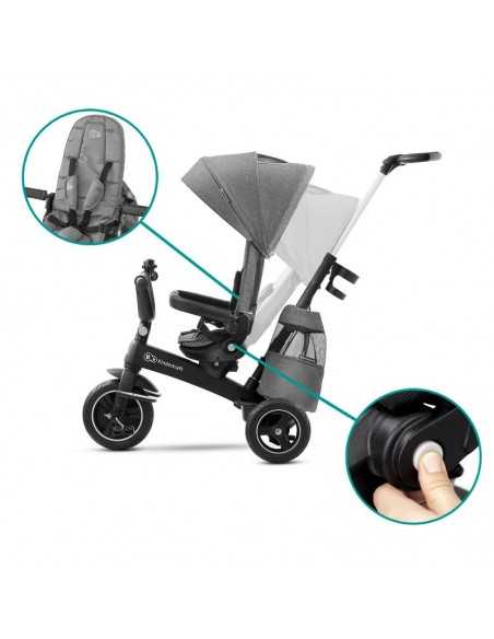 Kinderkraft EasyTwist Tricycle-Platinum Grey kinderkraft