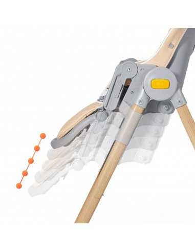 Kinderkraft Lastree Highchair-Grey Kinderkraft Lastree Highchair-Grey