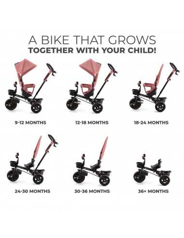 Kinderkraft Aveo Tricycle-Rose Pink Kinderkraft Aveo Tricycle-Rose Pink
