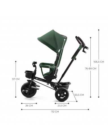 Kinderkraft Aveo Tricycle-Mystic Green Kinderkraft Aveo Tricycle-Mystic Green