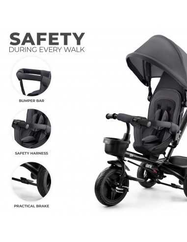 Kinderkraft Aveo Tricycle-Malachite Grey Kinderkraft Aveo Tricycle-Malachite Grey