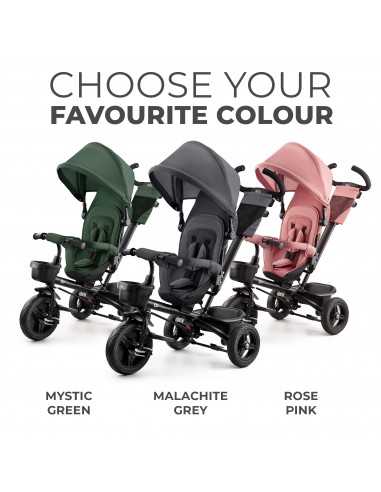 Kinderkraft Aveo Tricycle-Malachite Grey Kinderkraft Aveo Tricycle-Malachite Grey