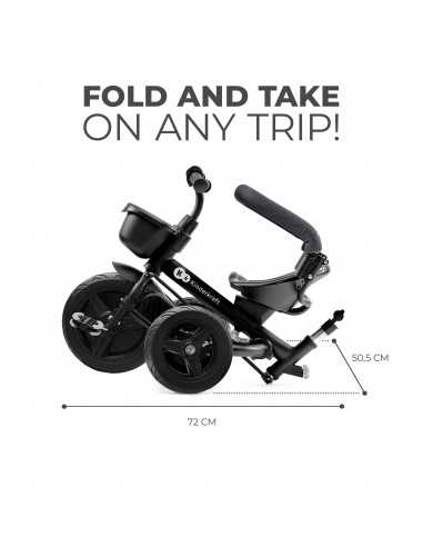 Kinderkraft Aveo Tricycle-Malachite Grey Kinderkraft Aveo Tricycle-Malachite Grey