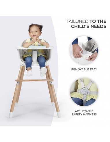 Kinderkraft Sienna Highchair-Grey Kinderkraft Sienna Highchair-Grey