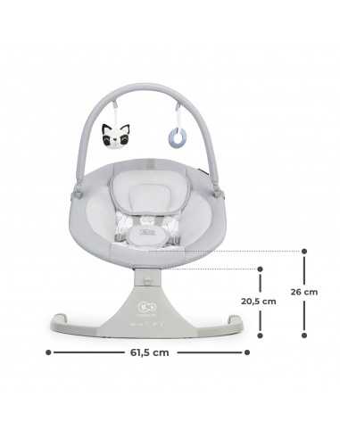 Kinderkraft swing Rocker-LuLi Grey Kinderkraft swing Rocker-LuLi Grey