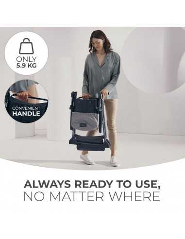 Kinderkraft Foldee Highchair-Grey Kinderkraft Foldee Highchair-Grey