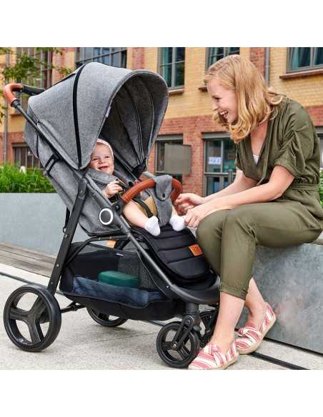 Kinderkraft Grande Plus Pushchair-Black kinderkraft