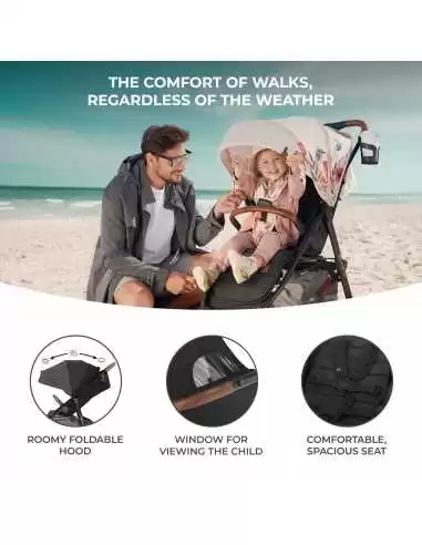 Kinderkraft Grande Plus Pushchair-Grey Kinderkraft Grande Plus Pushchair-Grey