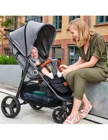Kinderkraft Grande Plus Pushchair-Grey Kinderkraft Grande Plus Pushchair-Grey