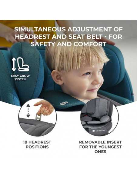 Kinderkraft Car Seat Oneto3 i-Size 76-150cm-Graphite Black kinderkraft