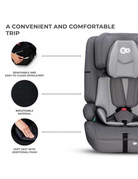 Kinderkraft Car Seat Safety Fix 2 i-Size 76-150cm-Grey kinderkraft