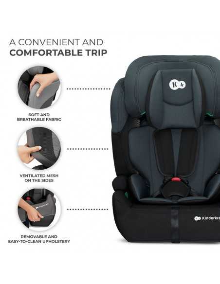 Kinderkraft Car Seat Comfort Up 2 i-Size 76-150 cm-Black kinderkraft