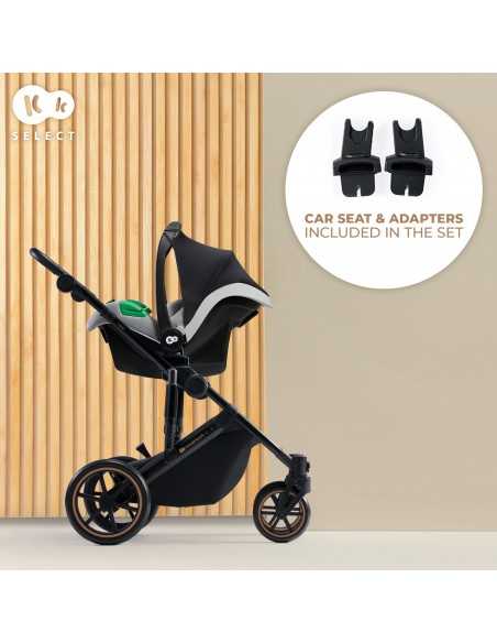 Kinderkraft PRIME 2 Travel System 3in1 Bundle-Venzian Black kinderkraft