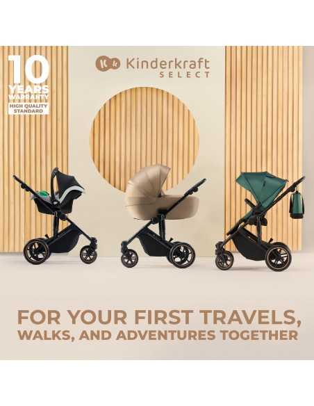 Kinderkraft PRIME 2 Travel System 3in1 Bundle-Venzian Black kinderkraft