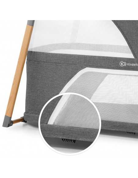 Kinderkraft Sofi Travel Cot 4in1 With Playpen Function-Grey kinderkraft