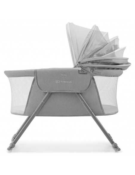 Kinderkraft 3in1 Lovi Rocking Cot, Cradle & Travel Cot-Grey kinderkraft