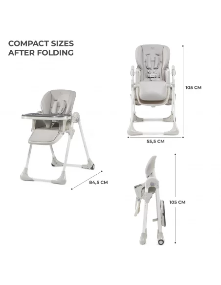 Kinderkraft Yummy High Baby Feeding Chair-Multi kinderkraft