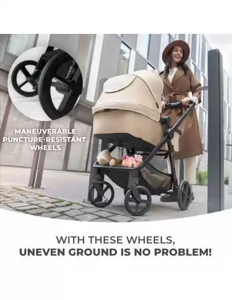Kinderkraft Multifunctional 4in1 NEWLY Mink Pro Travel System-Grey kinderkraft