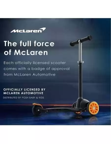 McLaren Scooter 3+ yrs-Orange/Black Mclaren