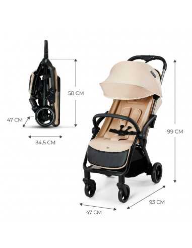 Kinderkraft Apino Stroller-Dune Beige Kinderkraft Apino Stroller-Dune Beige