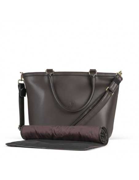 Leclerc Baby Luxury Changing Bag faux leather-Brown Leclerc Baby