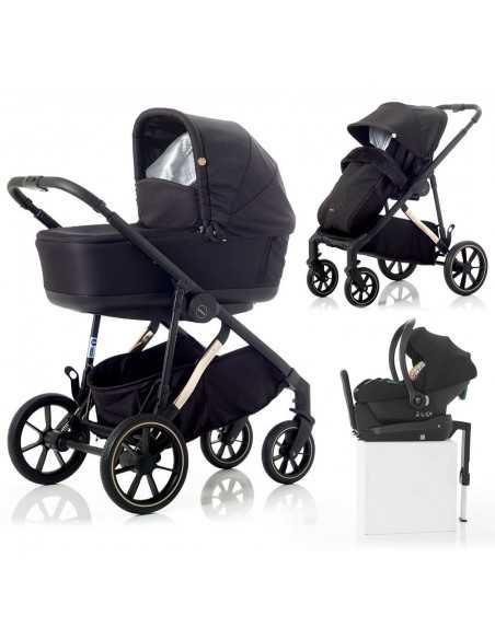Mee Go UNO+ 3in1 Plus Base Travel System-Dusty Rose/Black Mee Go