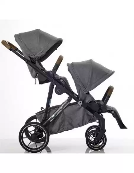 Mee Go UNO+ 3in1 Plus Base Travel System-Pearl Chrome/Grey Mee Go