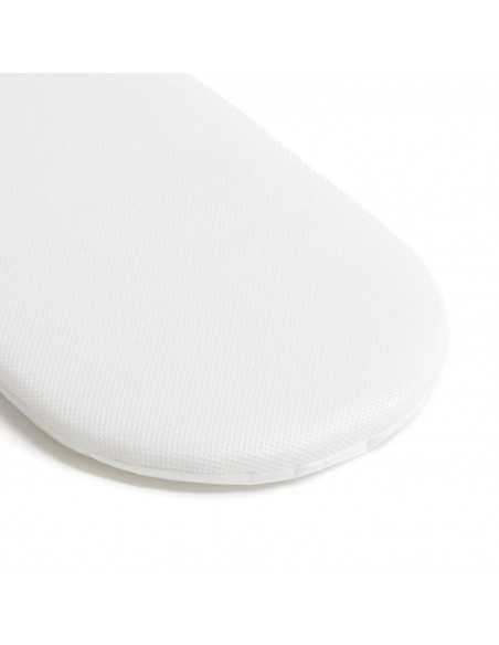 Clair de Lune 3D Mesh Wicker Moses Basket Mattress-White Clair De Lune