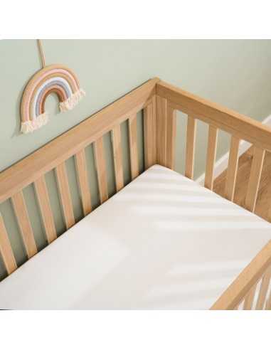 Clair de Lune Oak Cot Bed-Natural Oak Clair de Lune Oak Cot Bed-Natural Oak