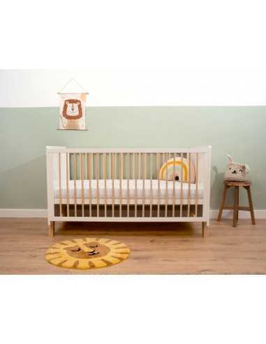 Clair De Lune Essentials Cot Bed-White Clair De Lune Essentials Cot Bed-White
