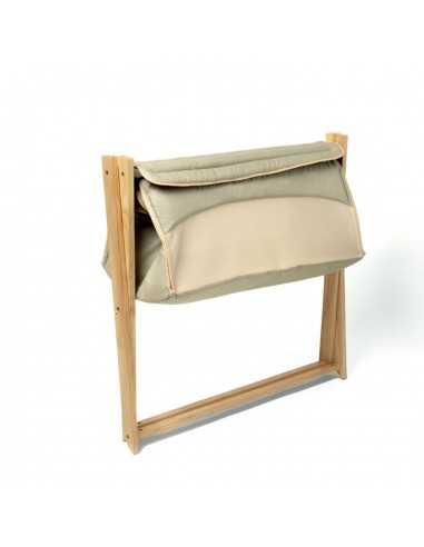 Clair de Lune Organic Folding Crib-Sage Clair de Lune Organic Folding Crib-Sage