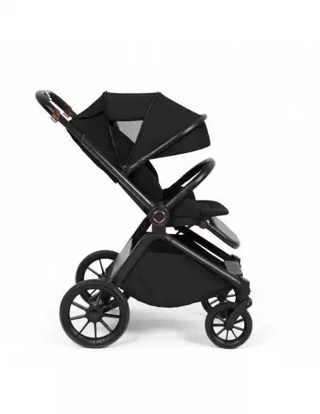 Ickle Bubba Altima All-in-One i-Size Travel System with Isofix Base (Stratus)-Black Ickle Bubba