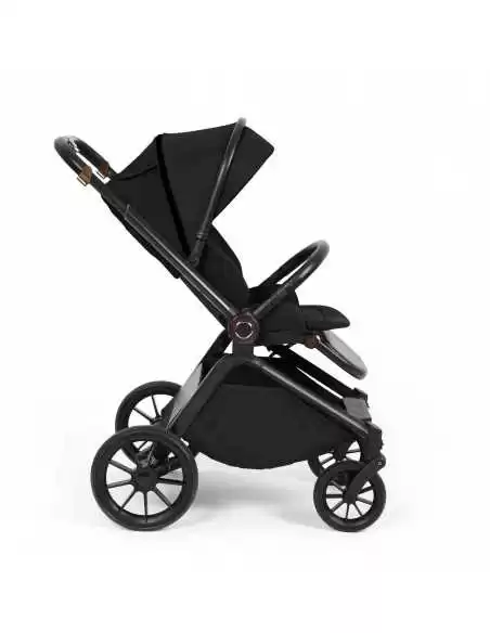 Ickle Bubba Altima All-in-One i-Size Travel System with Isofix Base (Stratus)-Black Ickle Bubba