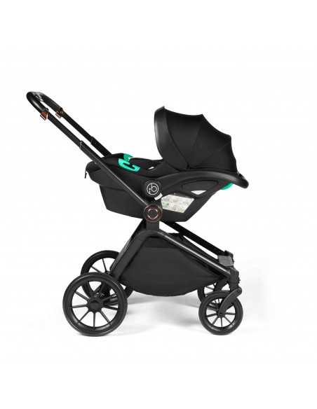 Ickle Bubba Altima All-in-One i-Size Travel System with Isofix Base (Stratus)-Sage Green Ickle Bubba