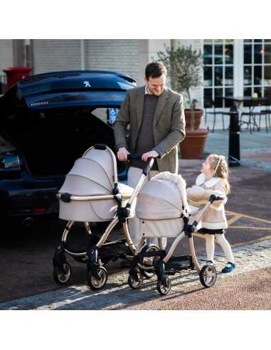 Egg Dolls Pram Fur Accessory Pack-White Egg Dolls Pram Fur Accessory Pack-White