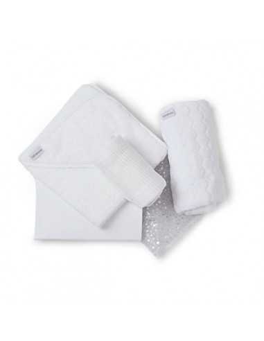 Clair de Lune Baby Shower Gift Bag-White Clair de Lune Baby Shower Gift Bag-White