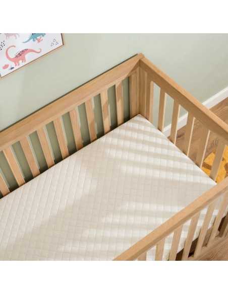 Clair de Lune Oak Cot Bed Add Toddler Extension Kit-Natural Clair De Lune