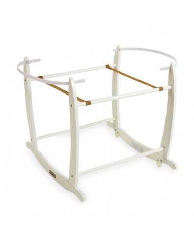 Clair de Lune Deluxe Wooden Rocking Stand-White