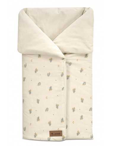 Jane Mims Cot Blanket Shawl-Botanic