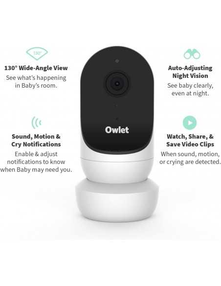 Owlet Monitor Duo Bundle Smart Sock 3 + Cam 2-Forever Rainbow Owlet