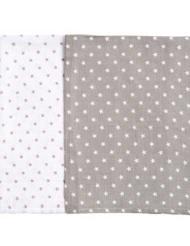 Clair De Lune 2 Pack Star Muslin... Clair De Lune 2 Pack Star Muslin...