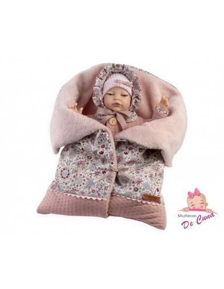 Llorens Dolls Anyla Reborn Silicon Baby Doll 45CM-Brown Llorens Dolls